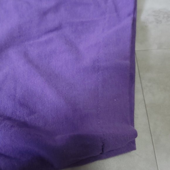 Vintage Lizard Graphic KK10 Purple Turtle Neck Faded T-Shirt One Size Fits All - Picture 7 of 12